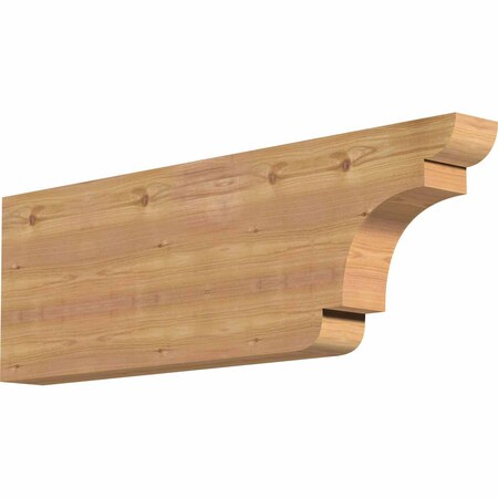 Ekena Millwork New Brighton Smooth Rafter Tail, Western Red Cedar, 3 1/2"W x 12"H x 36"L RFT04X12X36NEB00SWR